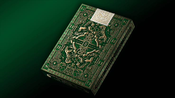 Harry Potter Slytherin House Themed Playing Cards - Official Wizarding World Collectible Deck for Magic Fans & Game Nights