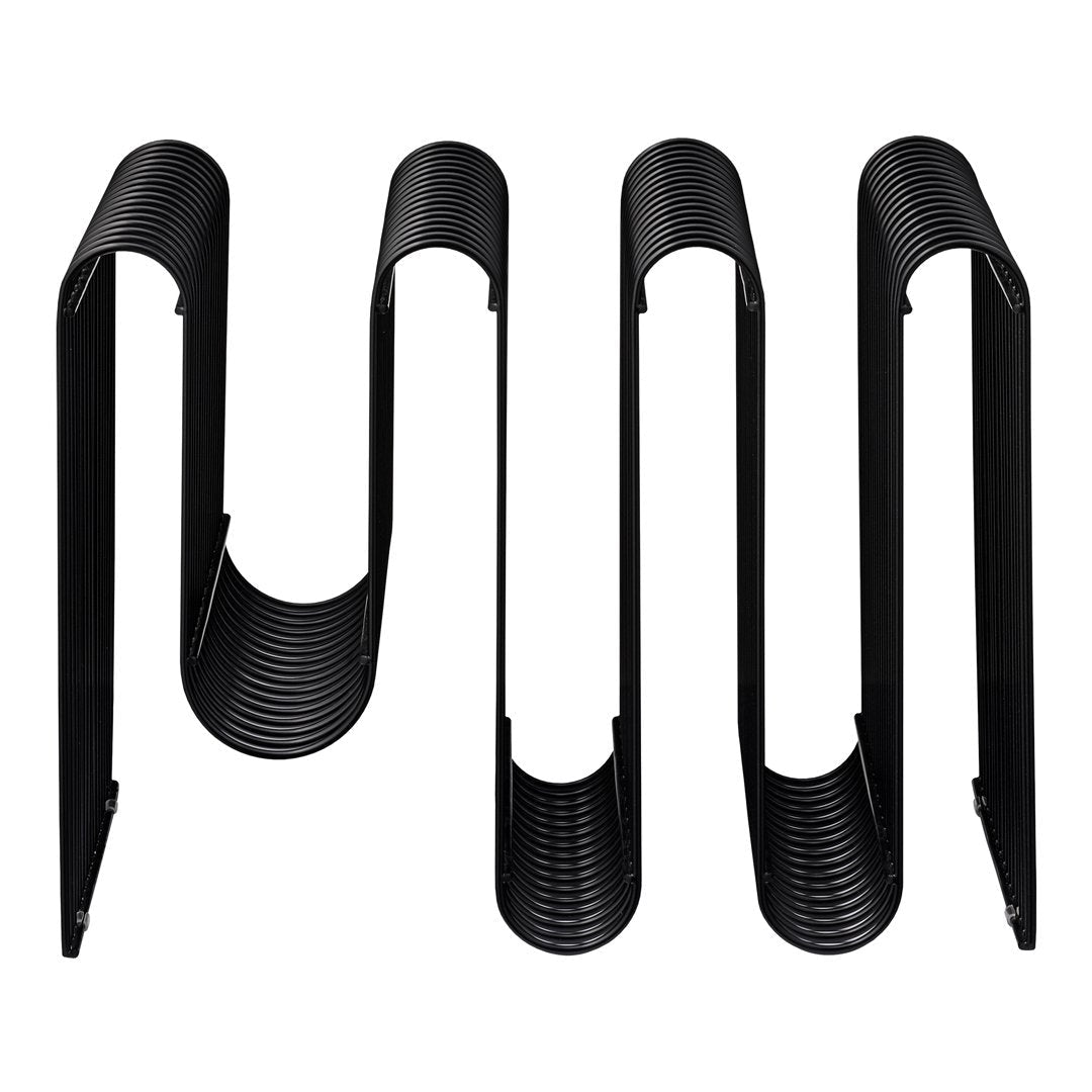 Curva Modern Magazine Holder - Stylish Storage for Books & Magazines - Perfect for Living Room, Office, or Bedroom Organization