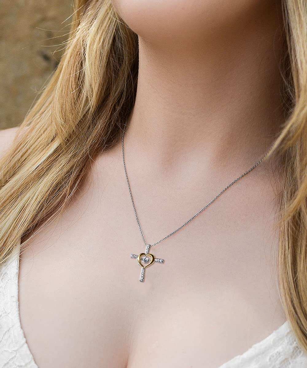 Funny Stepmom Gifts - 'It Takes Someone Special to Be a Stepmom' Motivational Christmas Cross Pendant Necklace for Women - Perfect for Holidays, Birthdays & Mother's Day Celebrations