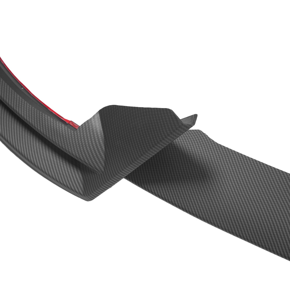 High-Performance Front Lip Spoiler for Tesla Model 3 (2017-2023) - ABS Plastic Body Kit in Glossy Black, Matte Black & Carbon Fiber | Enhance Aerodynamics & Sporty Look for Daily Driving & Car Shows