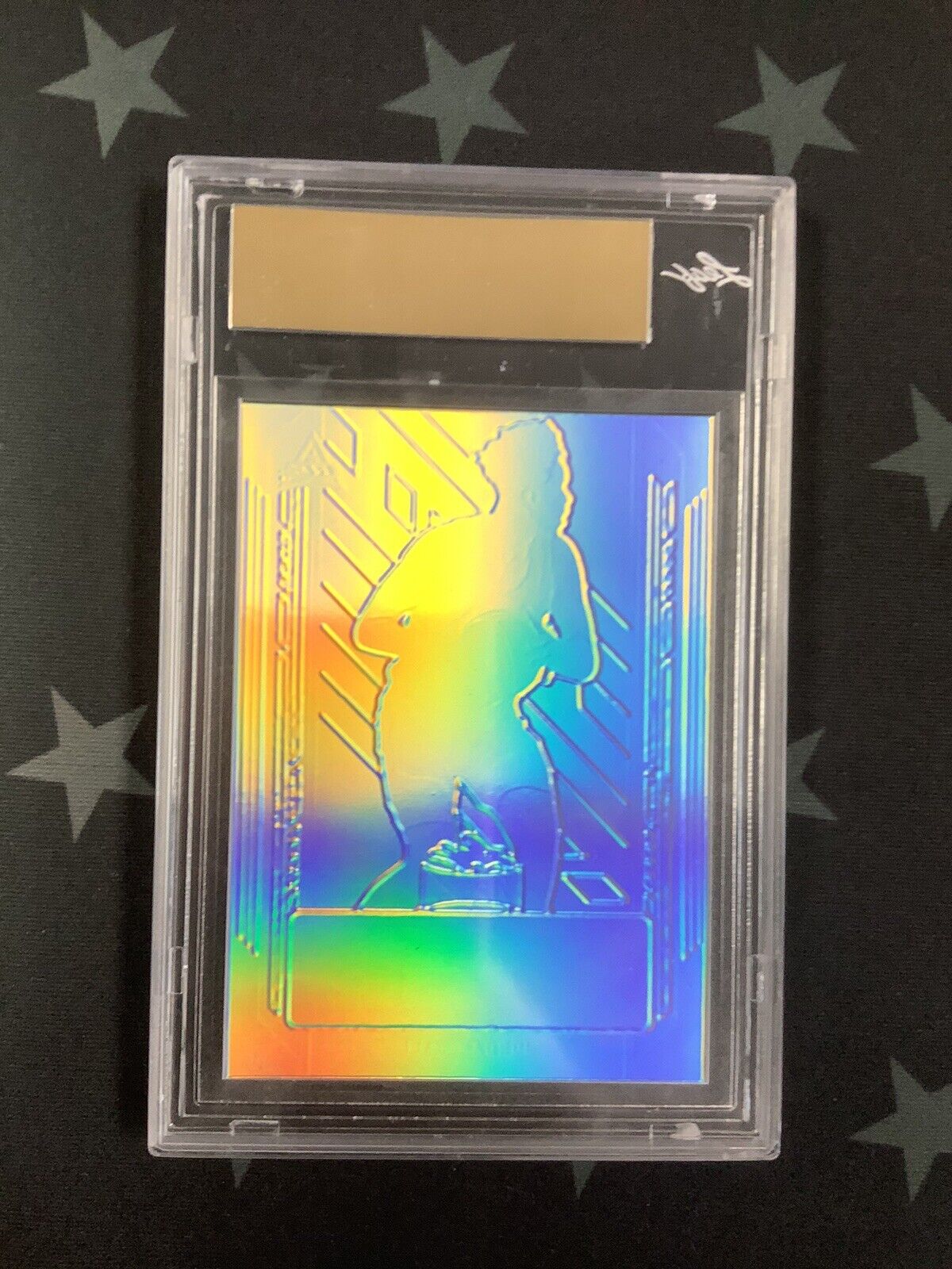 2021-22 Leaf Metal Autographed Pre-Production Proof Prismatic Gold Jordan Hall 1/1 Trading Card - Rare Collectible for Sports Memorabilia & Card Showcases