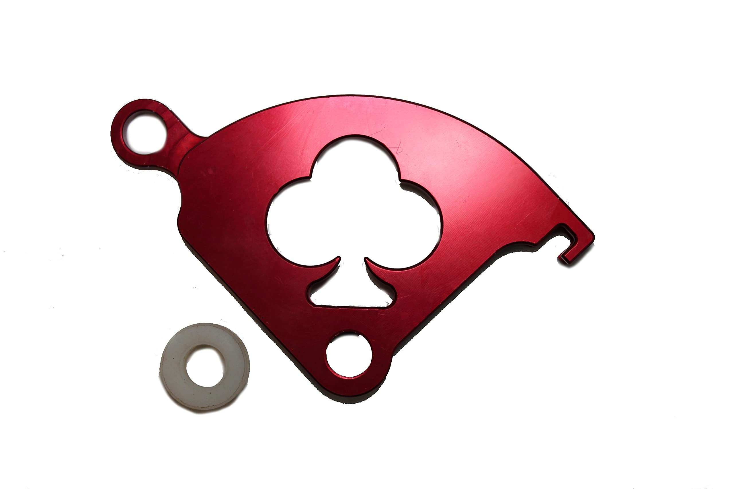 McLeod Racing 1734 Quick Release Quadrant - Red Anodized Aluminum Shifter (1 Pack) | High-Performance Manual Transmission Upgrade for Muscle Cars & Hot Rods