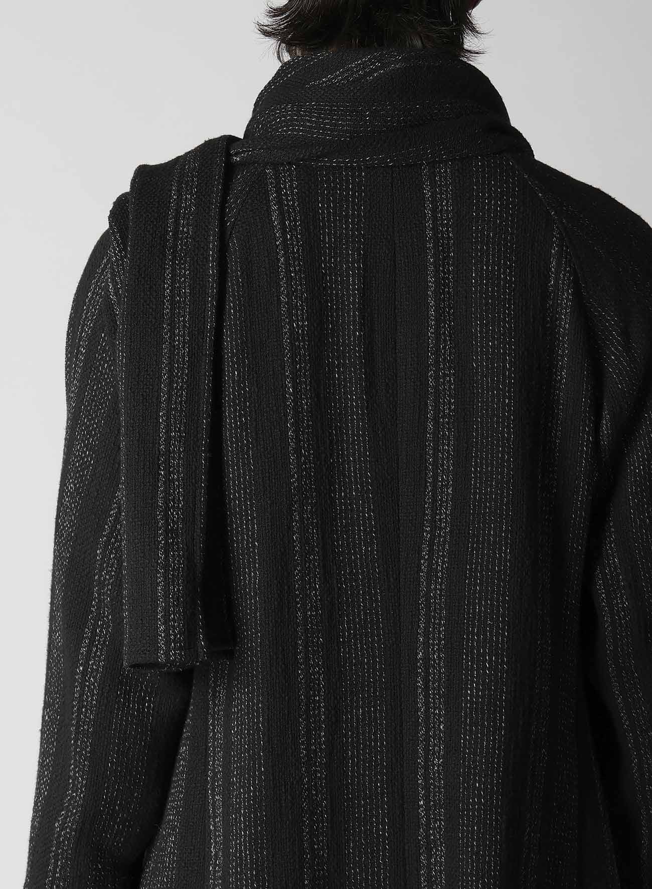 C/L S.T A K JA Women's Winter Coat with Detachable Stole - Warm Elegant Outerwear for Office, Parties & Special Occasions