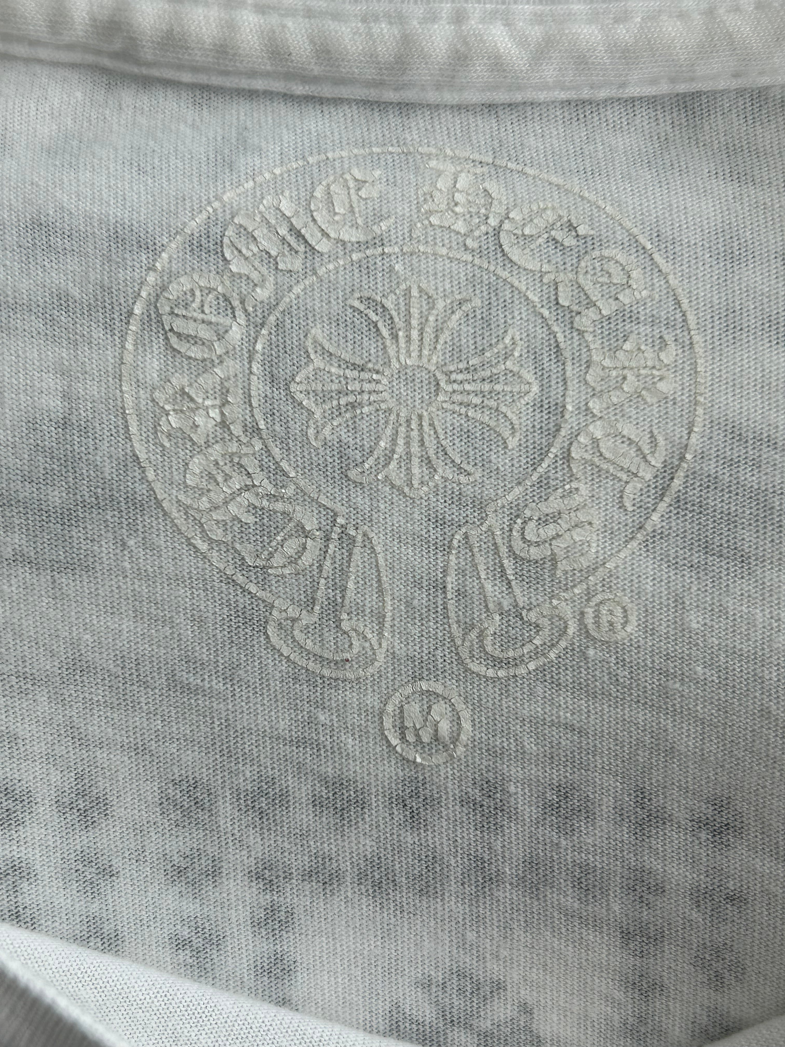 Chrome Hearts White & Black Logo T-Shirt for Men & Women - Stylish Graphic Tee for Casual Wear & Street Fashion