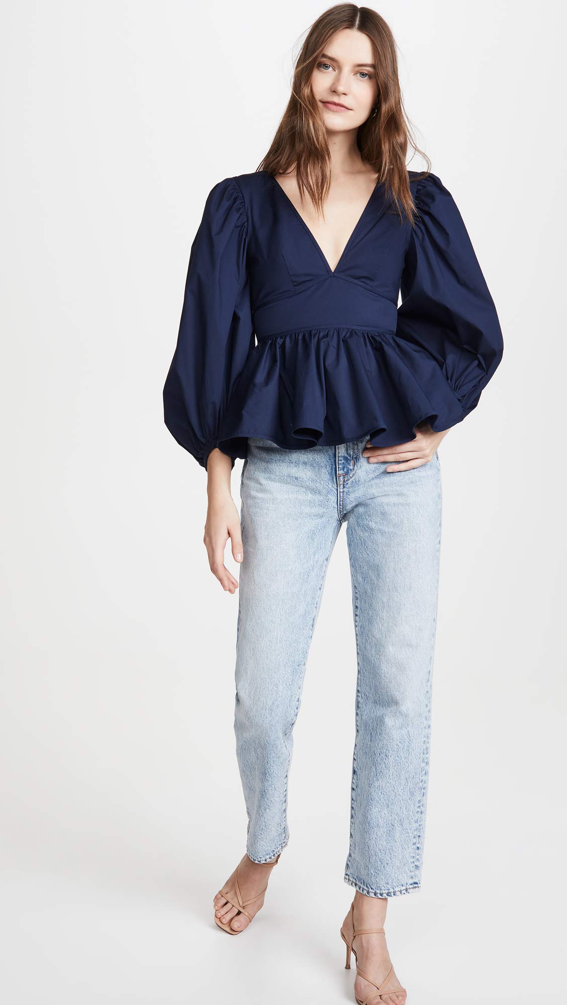 STAUD Women's Luna Top - Stylish & Comfortable Blouse for Casual & Office Wear | Perfect for Everyday Outfits & Professional Looks