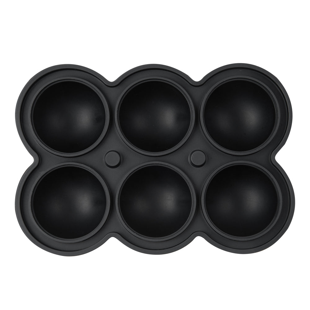 Premium Black Silicone Ice Cube Tray - 1.75