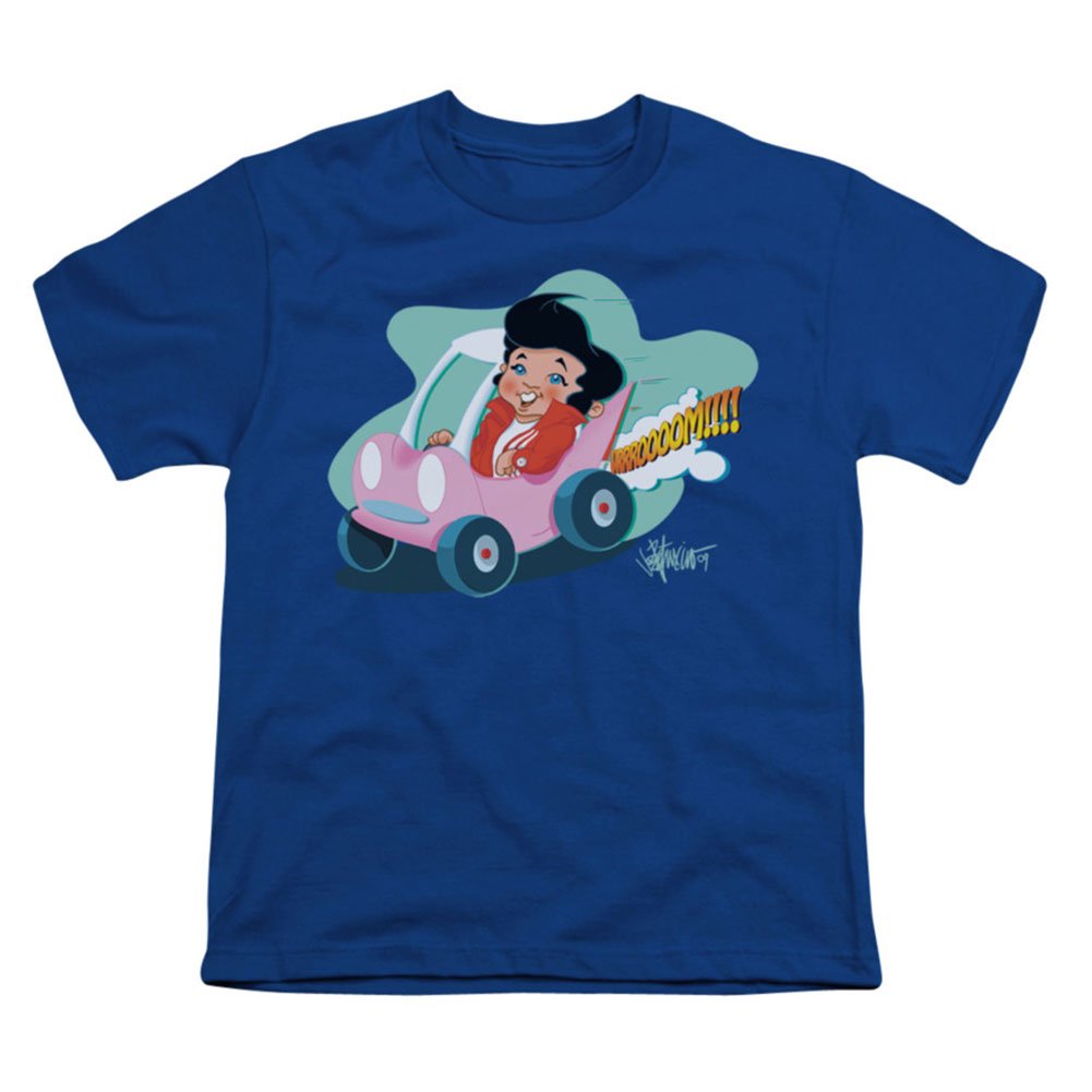 Elvis-Speedway Youth Kids T-Shirt - Size YL - Comfortable Cotton Tee for Boys & Girls - Perfect for Casual Wear, School, and Playtime