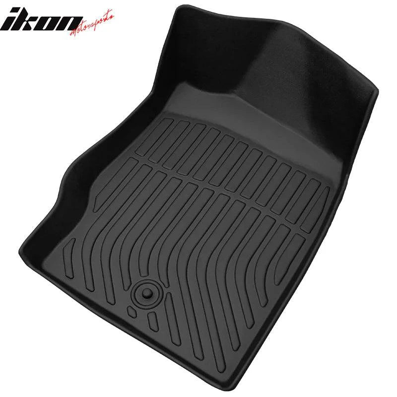 2020-2024 Ford Explorer 7-Seater Custom 3D Molded Floor Mats - All-Weather TPE Liners for 1st, 2nd & 3rd Row Protection (4-Piece Set) - Perfect for Family Road Trips, Daily Commutes & Off-Road Adventures