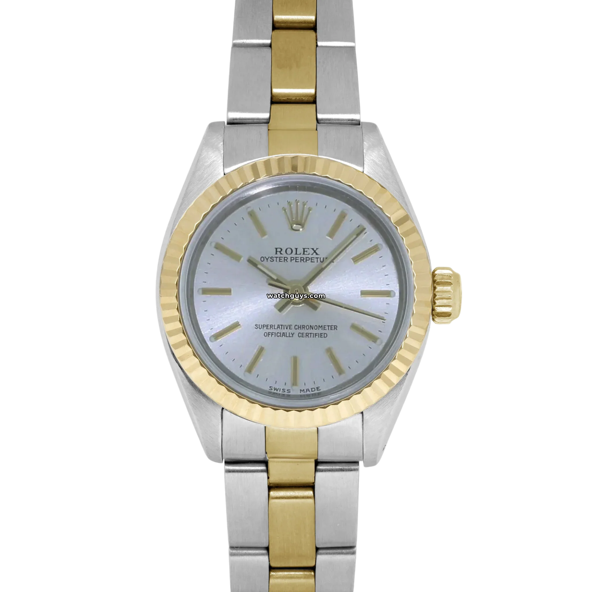 Authentic Rolex Oyster Perpetual 67193 18K Gold & Stainless Steel Watch - Luxury Timepiece for Men, Perfect for Business Meetings & Formal Events