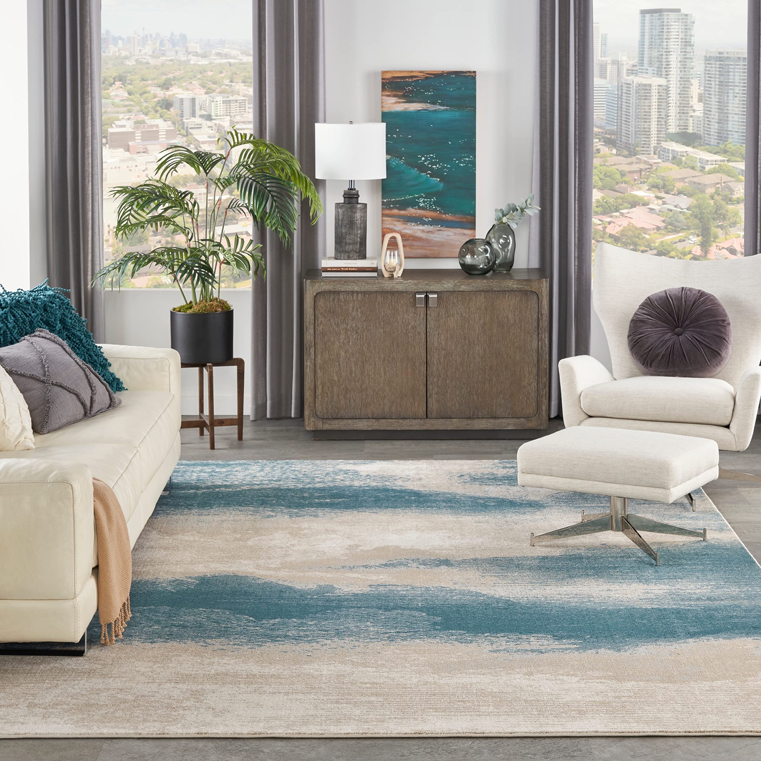 Nourison Maxell Flint 5'3