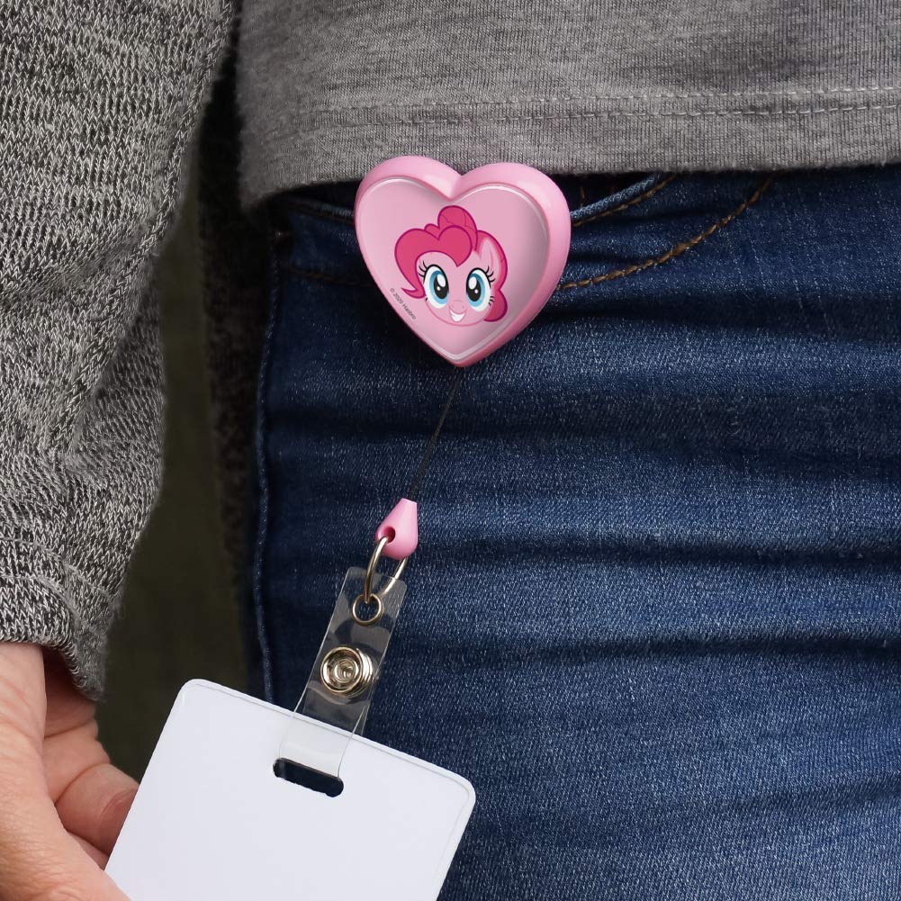 My Little Pony Pinkie Pie ID Lanyard - Retractable Badge Holder for Work & Events