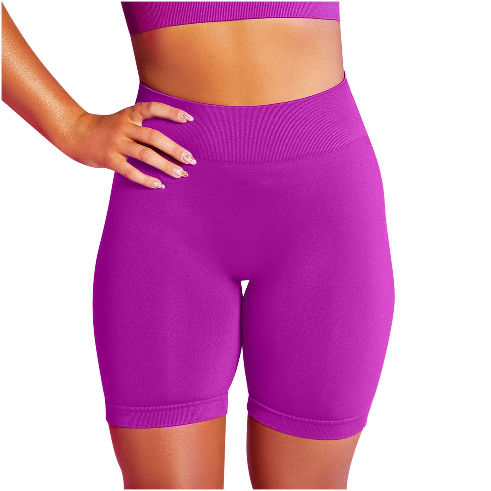 Women's High Waist Biker Shorts - Tummy Control Workout Shorts for Yoga, Running & Exercise | Stretchy Spandex Leggings | Perfect for Gym, Cycling & Casual Wear