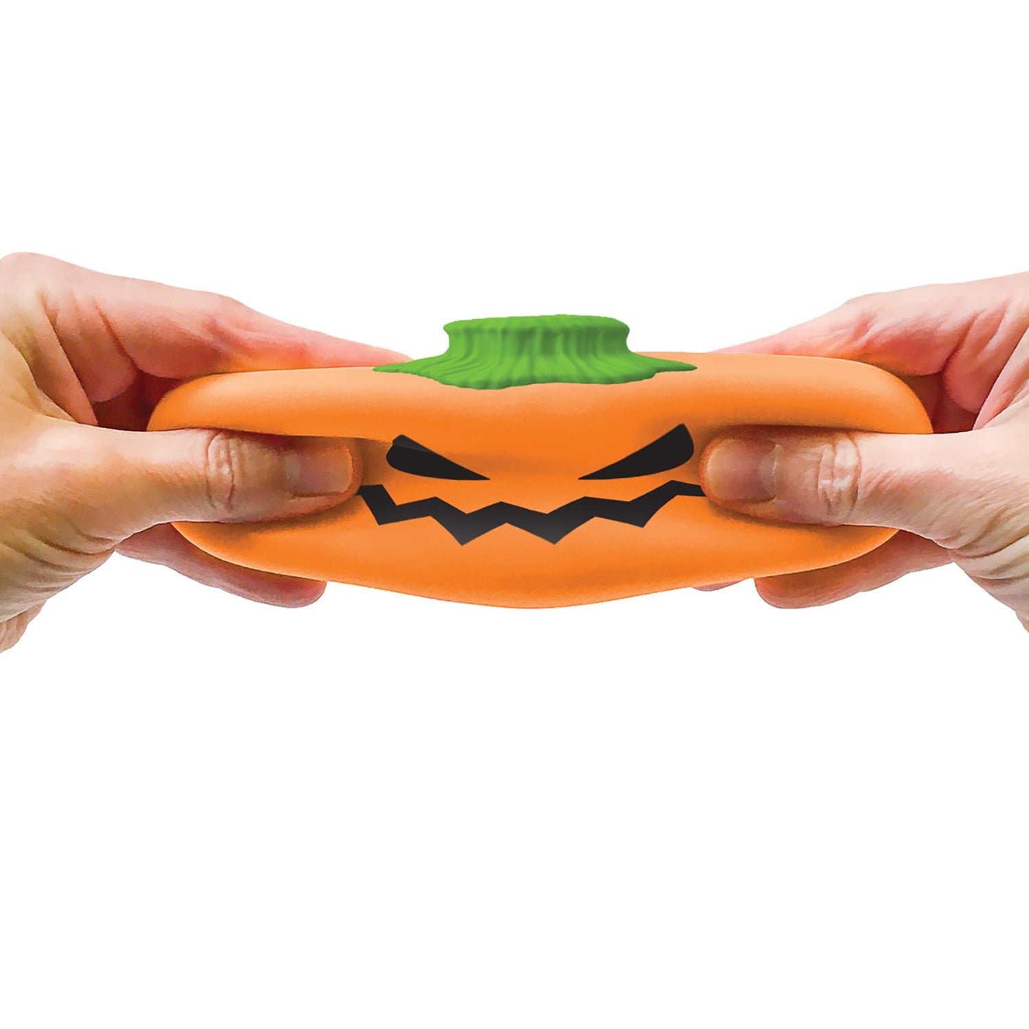 Glow in the Dark Jack-O'-Lantern Toy - Stress Relief Fidget Sensory Toy for Kids & Adults - Halloween Party Favors, Anxiety Relief, Classroom Rewards