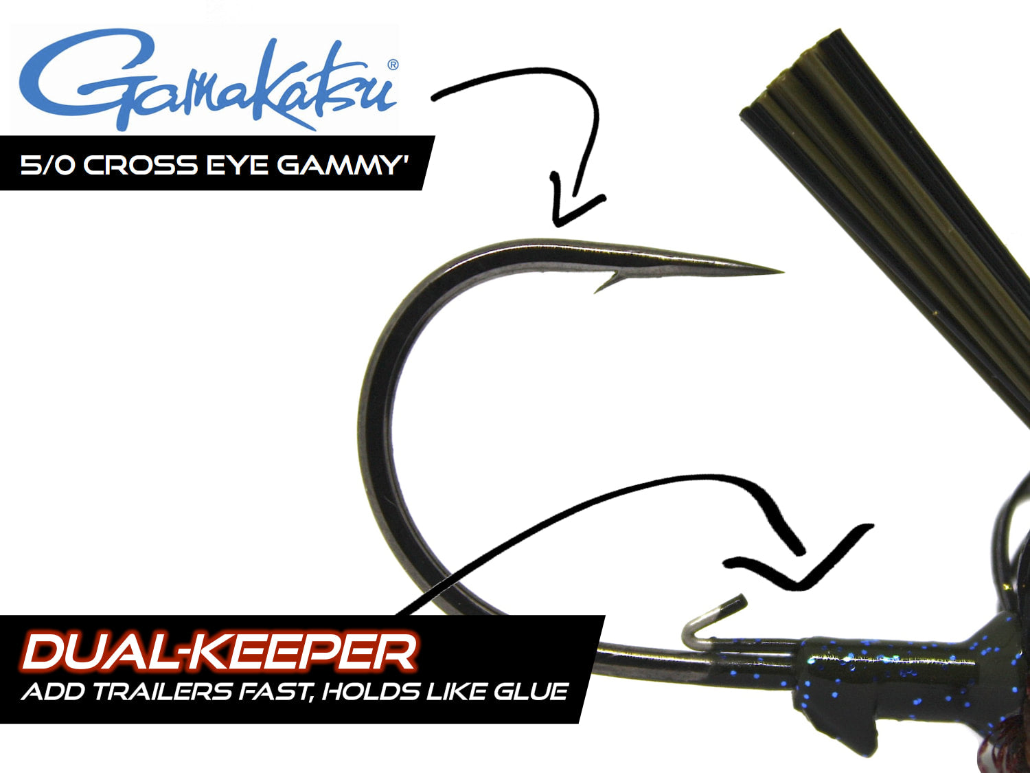 3/8oz Battle Flip Jig Fishing Lure with Double Wide Weedguard - Perfect for Bass Fishing in Heavy Cover & Weed-filled Waters