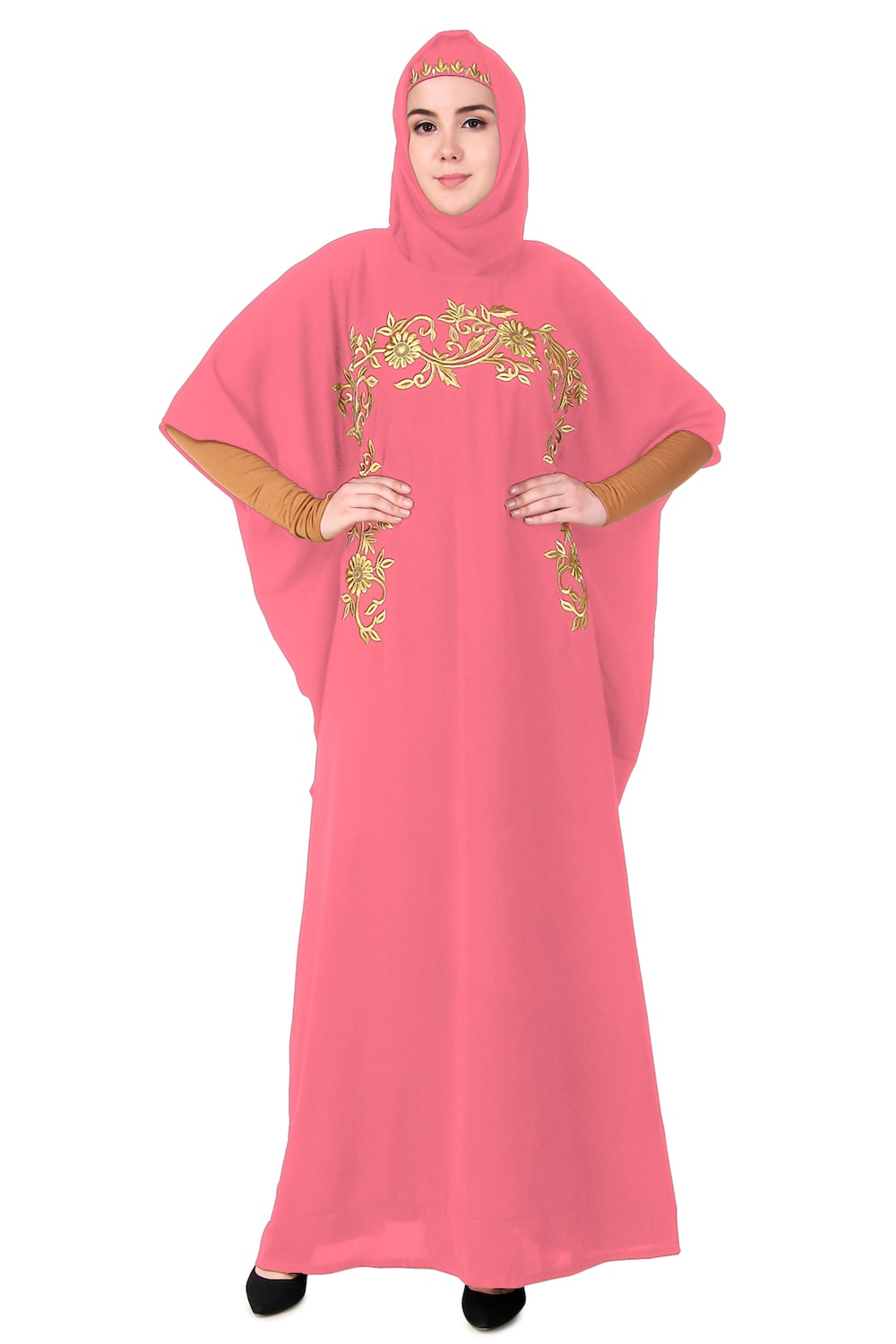Luxury Hand Embroidered Dubai Kaftan Dress - Elegant Designer Abaya for Women | Perfect for Weddings, Parties & Special Occasions
