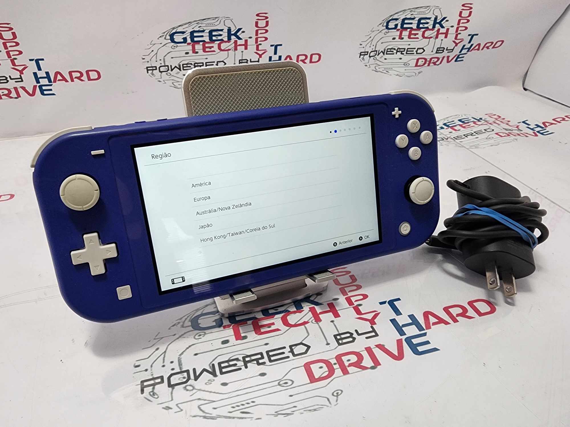 Nintendo Switch Lite HDH-001 32GB Blue Handheld Gaming Console - Refurbished (B Grade) | Portable Gaming for Travel, Commute & Home Entertainment