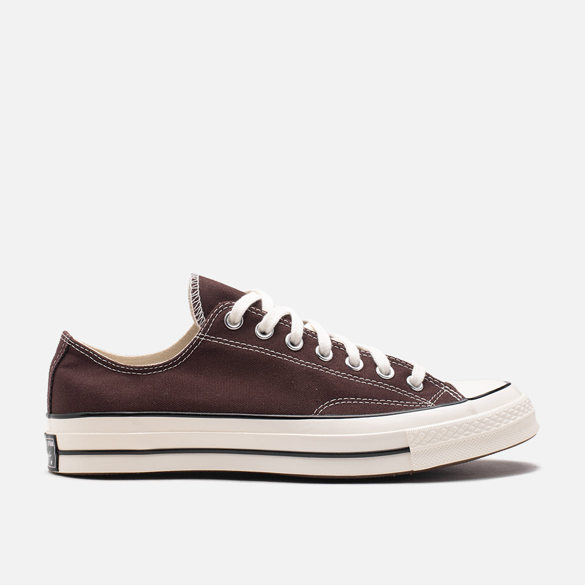 Chuck 70 Ox Sneakers - Dark Root Brown Canvas Shoes for Men & Women | Vintage Style Casual Wear for Everyday Outfits & Street Fashion