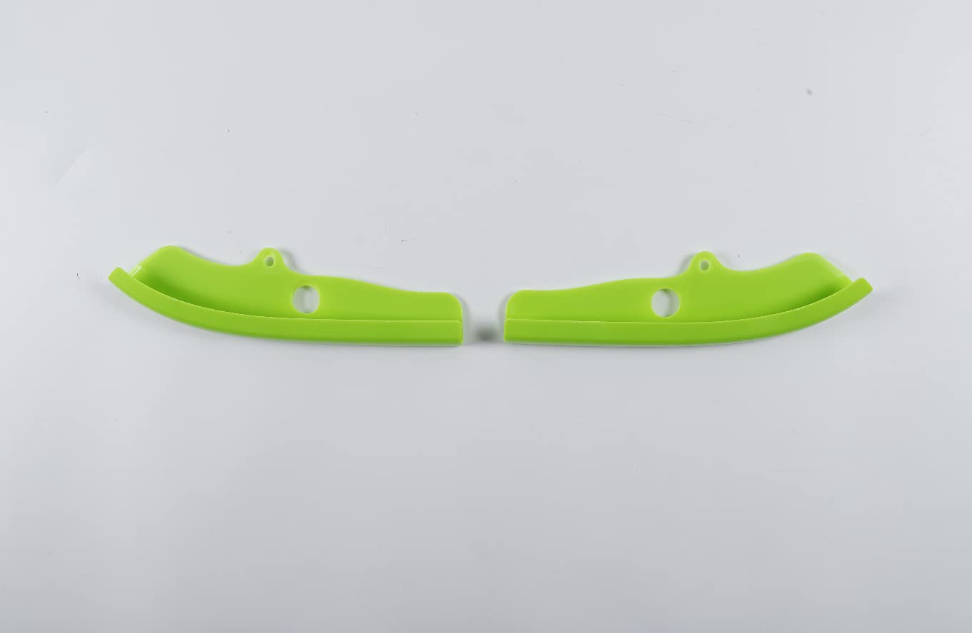 High-Performance ABS Front Bumper Lip Spoiler Splitter for Dodge Challenger 2015-2021 - Aggressive Green Exterior Upgrade (Perfect for Car Shows & Street Racing)