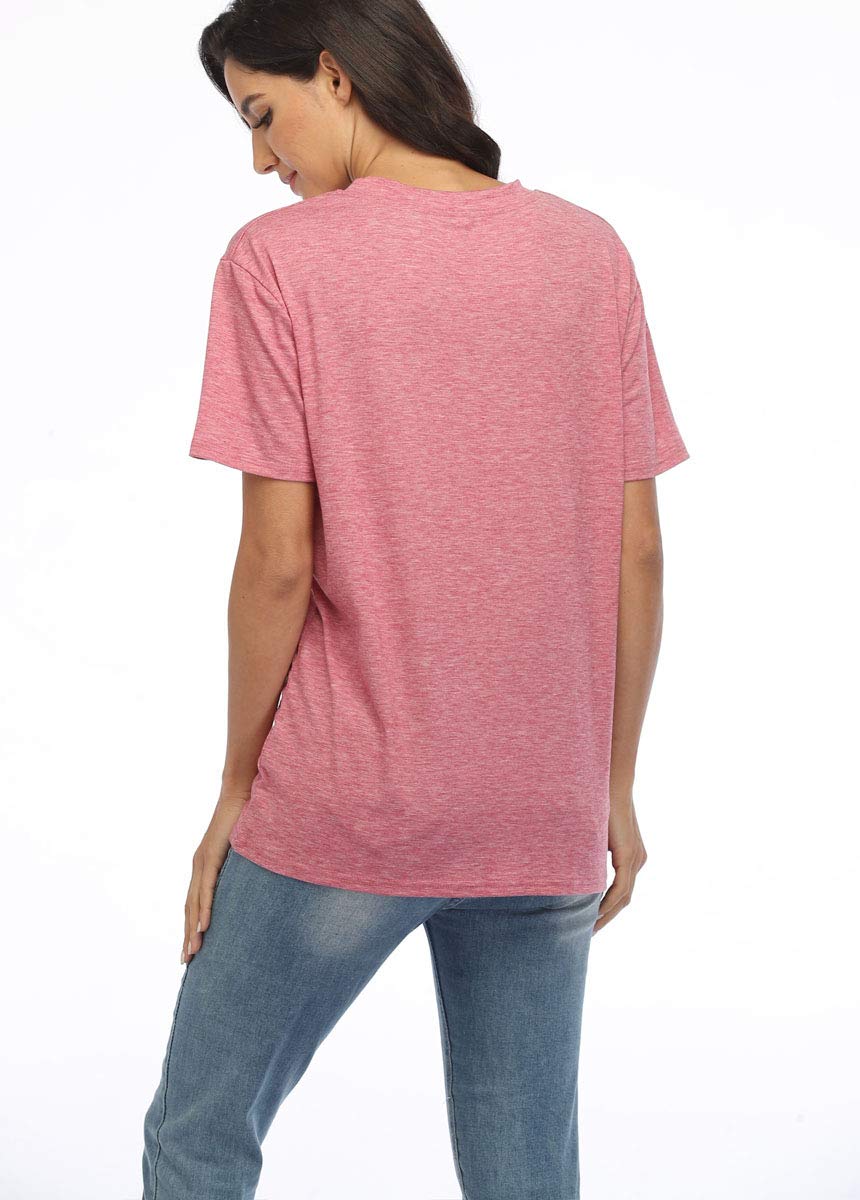 MUPAOLO Women's Casual T-Shirt - Soft Comfortable Cotton Tee for Everyday Wear | Perfect for Work, Outings & Relaxing at Home