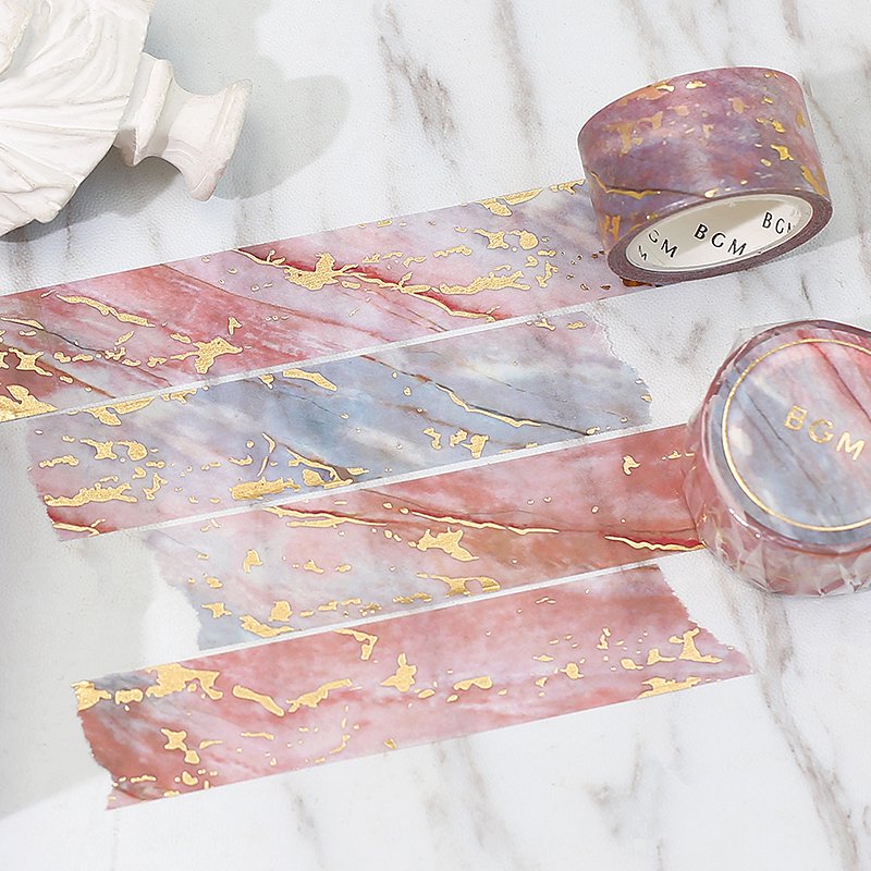 Premium Champagne Washi Tape with Foil - Decorative Japanese Paper Tape for Scrapbooking, Journaling, Gift Wrapping & DIY Crafts - Perfect for Bullet Journals, Planners, and Home Decor