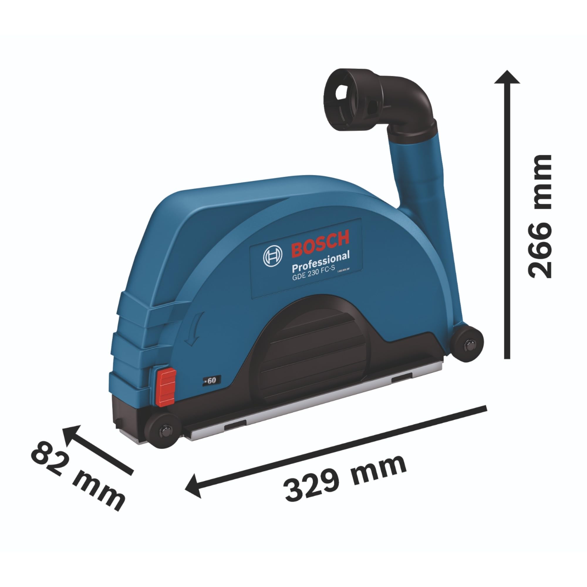 Bosch GDE 230 FC-S Professional Vacuum System - Powerful Dust Extraction for Woodworking & Construction Sites - Perfect for Workshops, DIY Projects, and Home Renovations