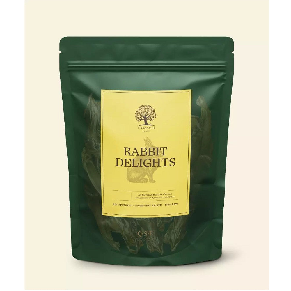 Premium Rabbit Delights Natural Dog Treats - Grain-Free, High-Protein Snacks for Training & Rewards - Perfect for Small, Medium & Large Breeds - Indoor & Outdoor Use