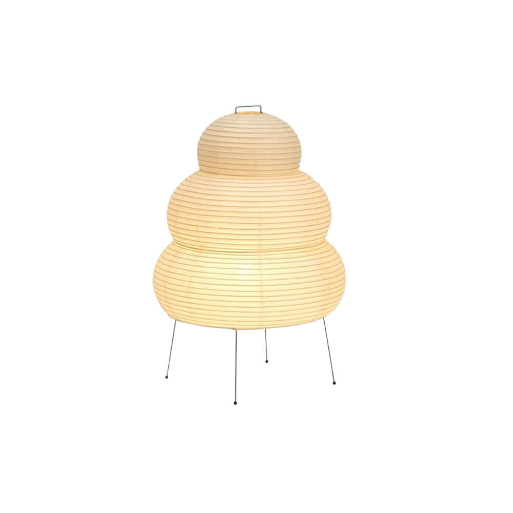 Akari Table Lamp - Modern Japanese Paper Light for Living Room, Bedroom & Office - Soft Ambient Lighting for Home Decor & Relaxation