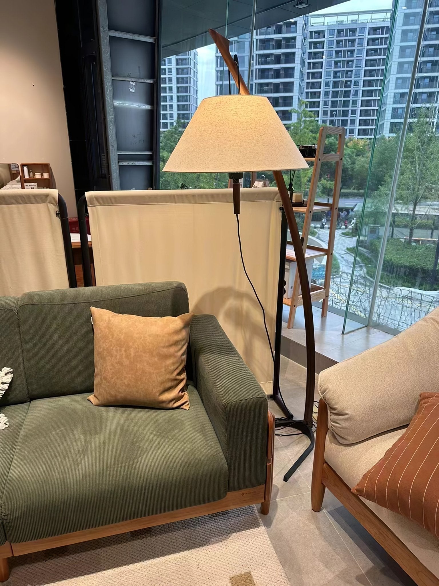 Dornstab Modern Floor Lamp with Adjustable Brightness - Perfect for Living Room, Bedroom, and Office Lighting