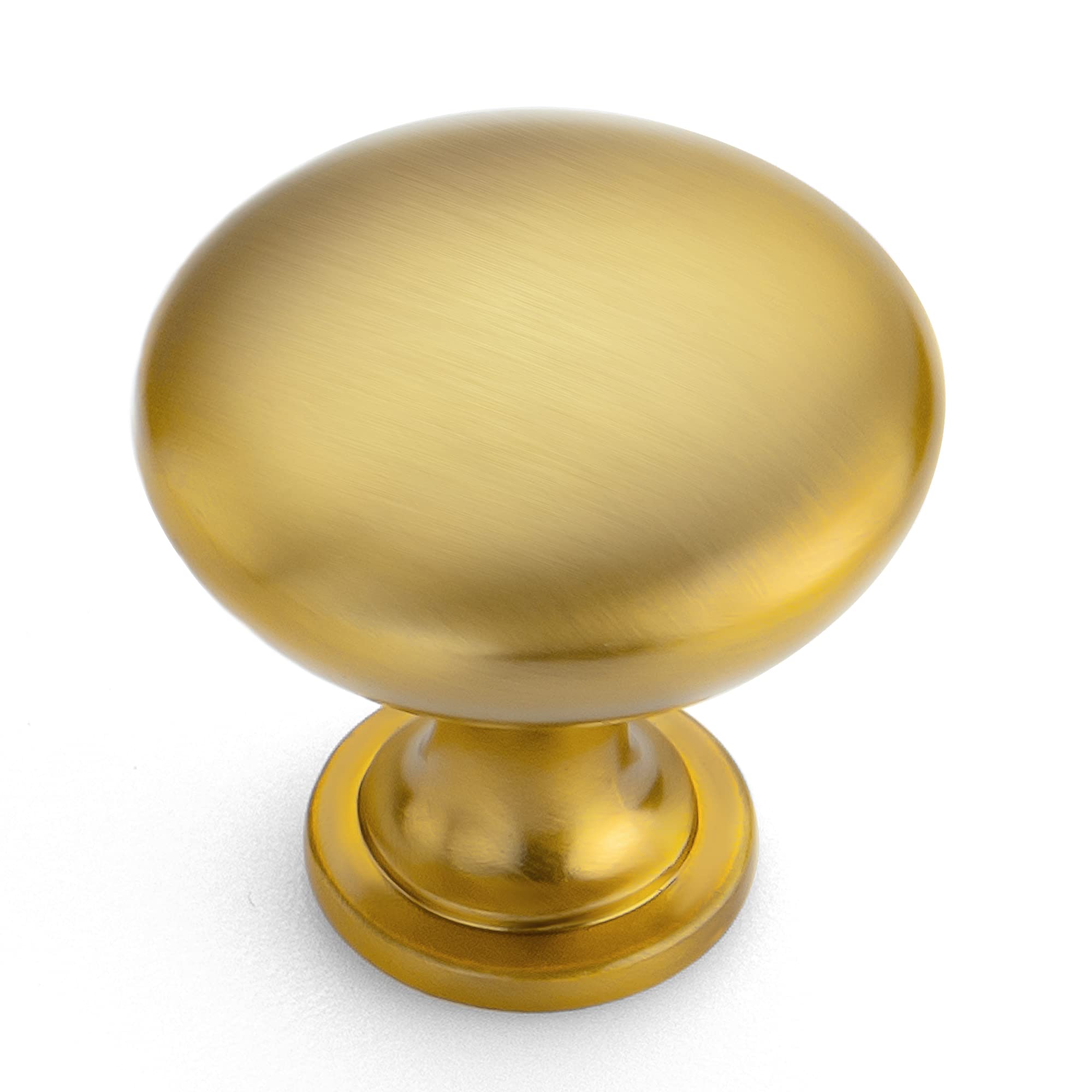 15 Pack Brushed Brass Zinc Cabinet Knobs - Elegant Dresser Drawer Pulls & Door Handles for Kitchen, Cupboard, Wardrobe (Perfect for Home Renovation & Furniture Upgrade)