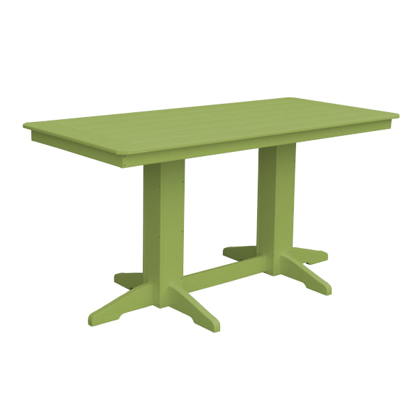 Eco-Friendly Recycled Plastic Counter Table - Durable & Stylish for Kitchen, Bar, Outdoor Dining & Small Space Decor