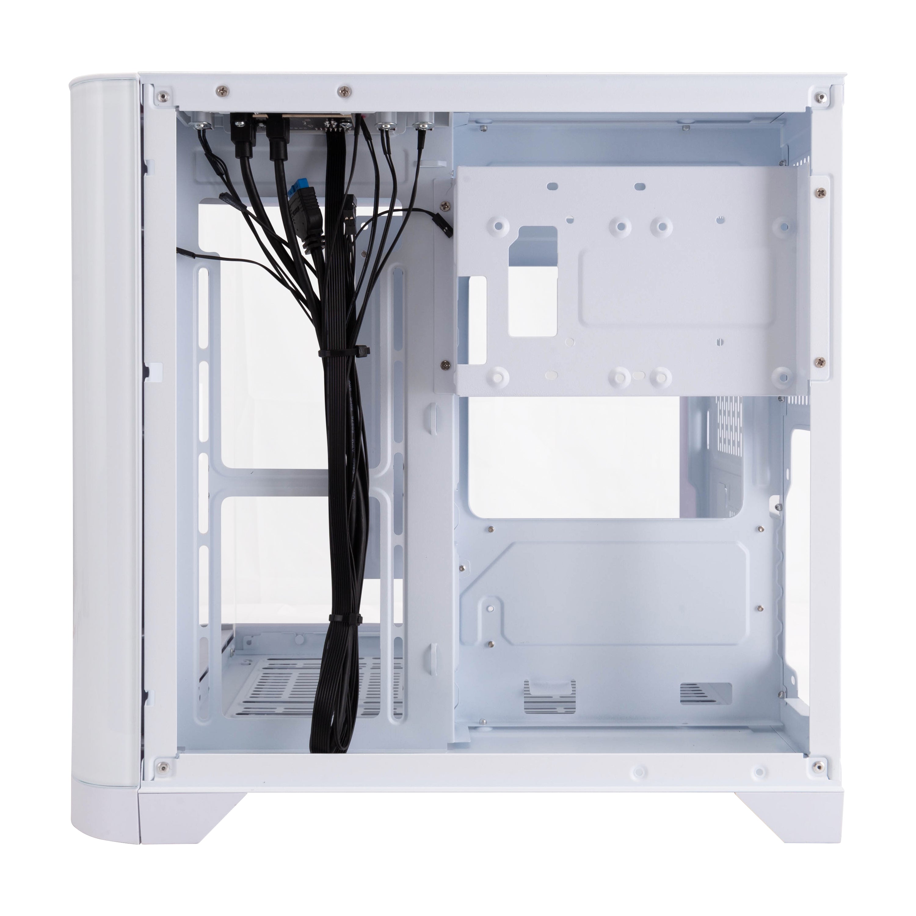 1st Player UV5 M ATX ITX PC Gaming Case - Compact White Computer Case for High Performance Gaming PCs | Perfect for Small Form Factor Builds & Home Office Setups