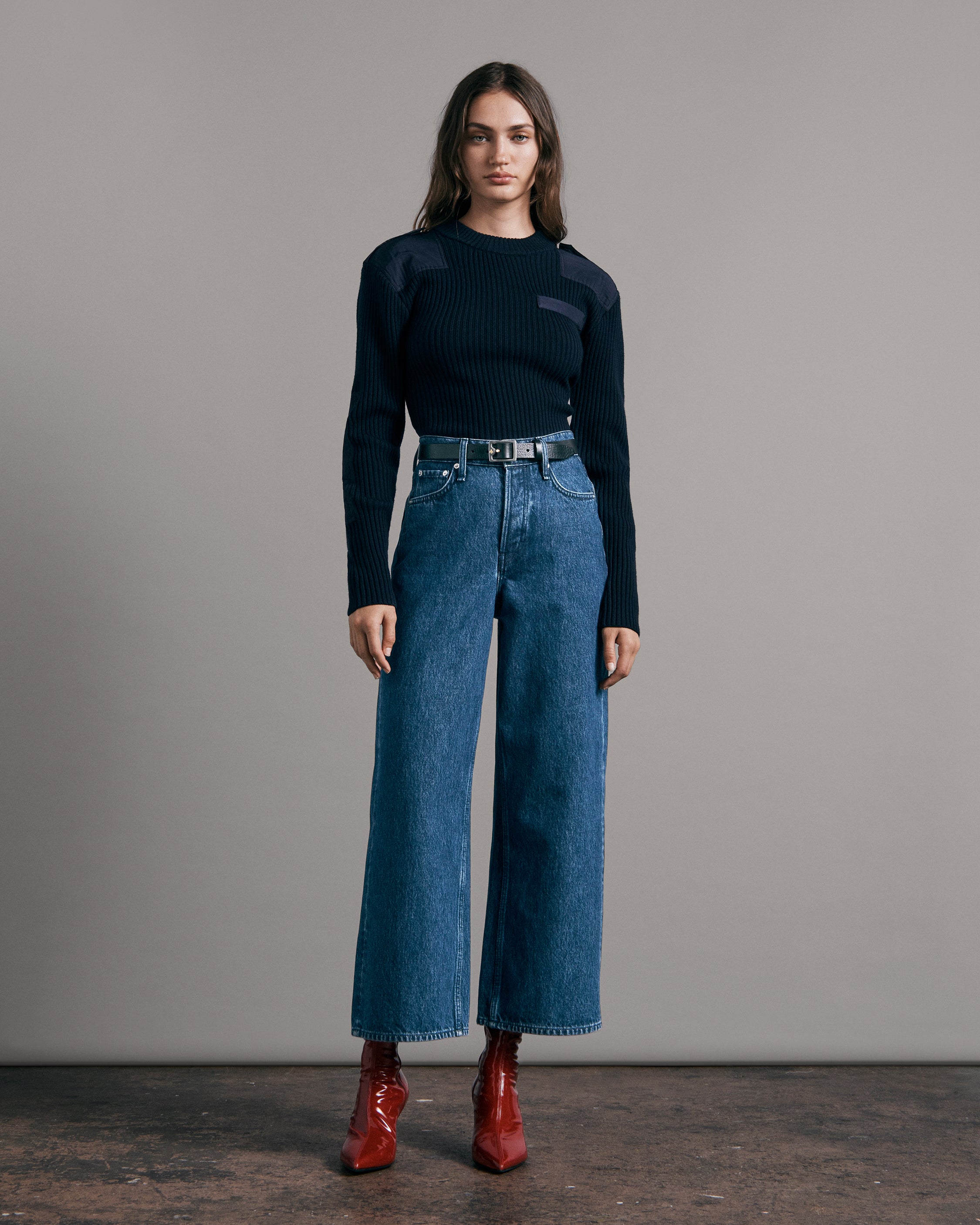 Andi High Rise Wide Leg Jeans for Women - Stretchy Comfort Denim Pants with Flared Fit - Perfect for Casual Outfits, Workwear & Boho Style