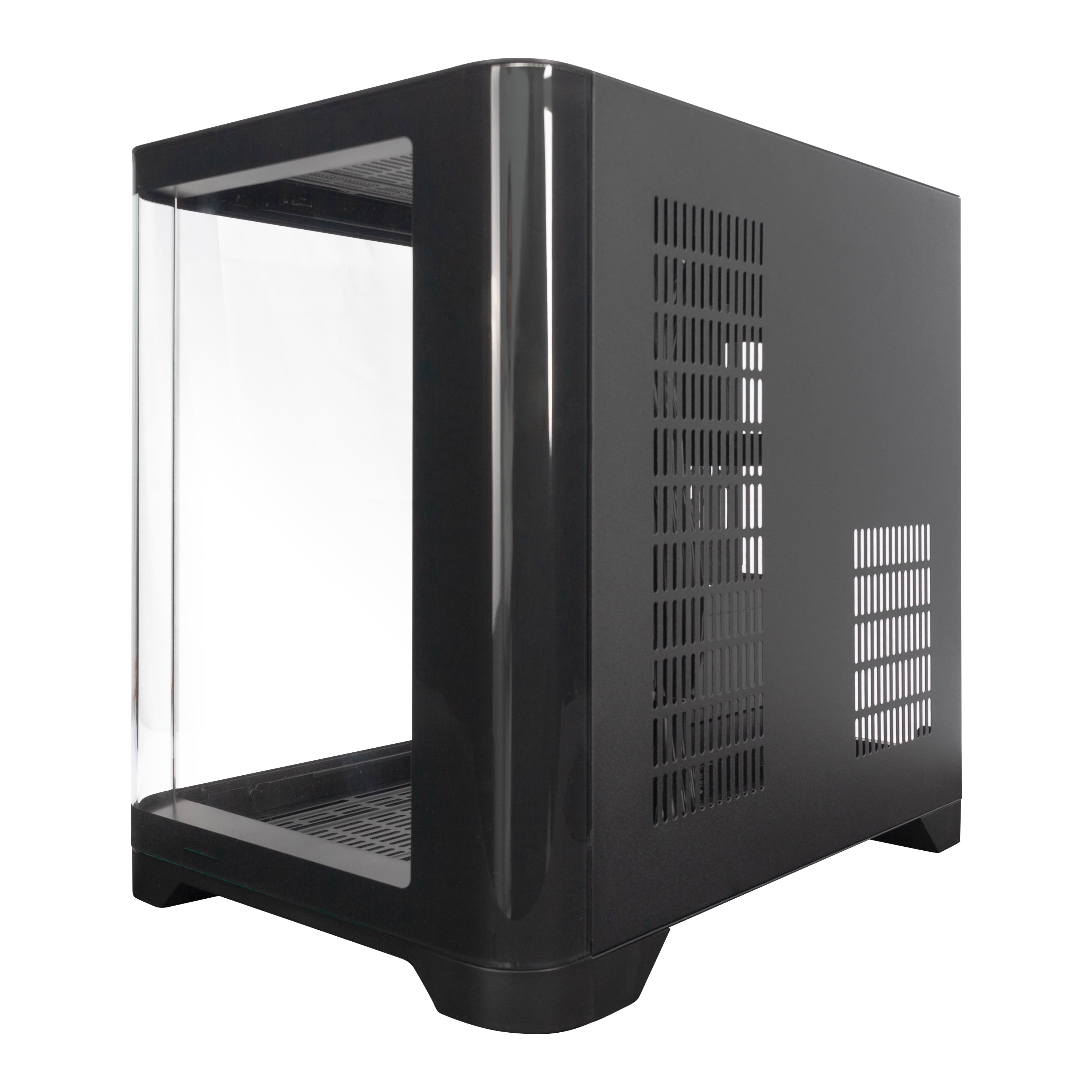 1st Player UV5 M ATX ITX PC Gaming Case - Compact Black Computer Case for High-Performance Gaming Rigs, Perfect for Small Form Factor Builds and Home Office Setups