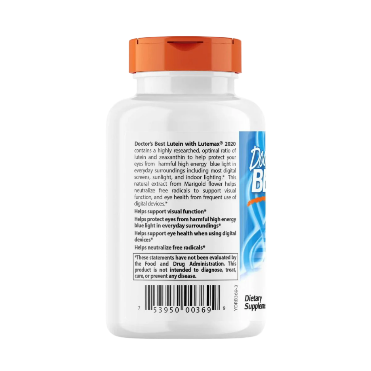Doctor's Best Lutein with Lutemax 2020 | 20mg Eye Health Supplement | 60 Softgels | Supports Vision & Macular Health | Perfect for Computer Users & Night Driving