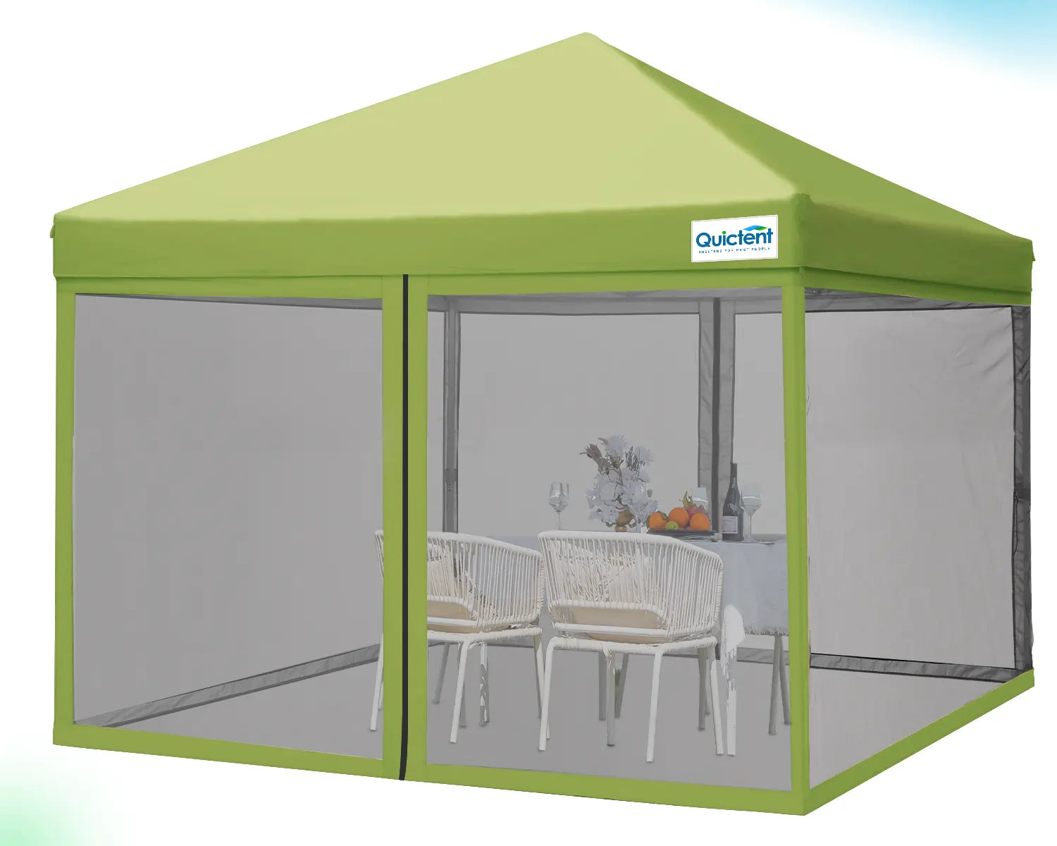 10' x 10' Pop Up Canopy Tent with Removable Sidewalls & Netting - Perfect for Outdoor Events, Camping, Beach Parties, and Backyard Gatherings