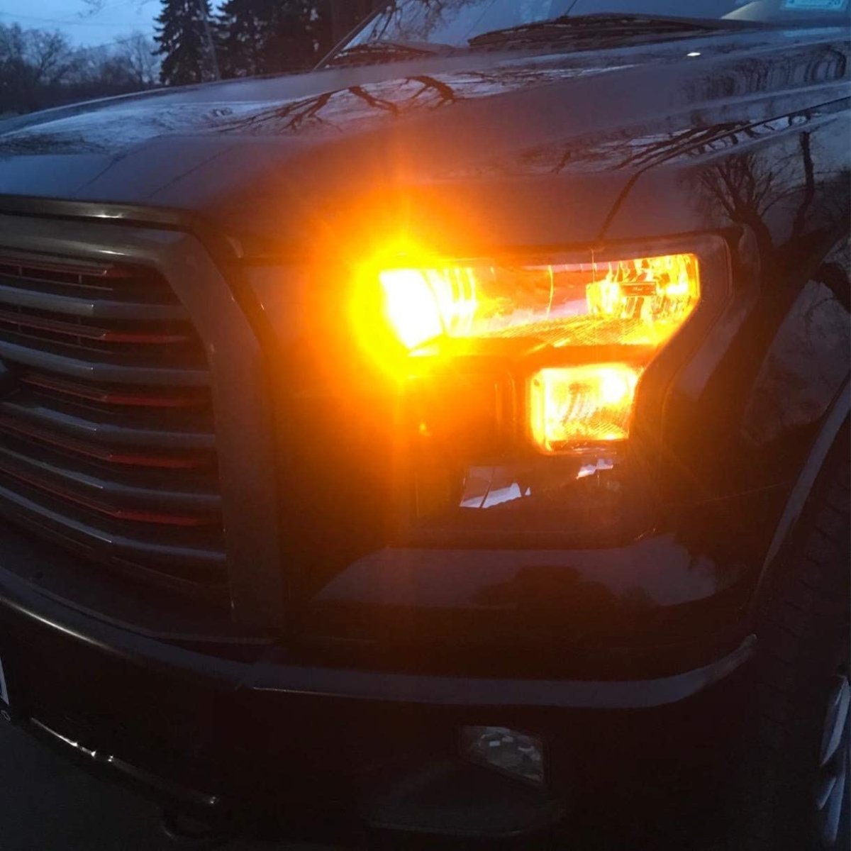 BA15S 1156 CAN Bus LED Bulbs - Amber Yellow Turn Signal Lights for Cars, Trucks, Motorcycles (3497 7506 Compatible) - Durable & Bright for Safe Lane Changes & Parking Signals