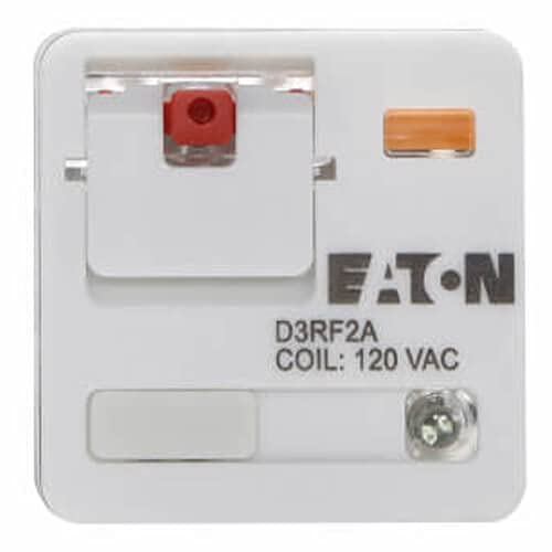 Eaton General Purpose Ice Cube Relay, 8-Pin DPDT, 2P (120V, 10A) - Heavy Duty Electrical Control for HVAC, Industrial Machinery & Automation Systems