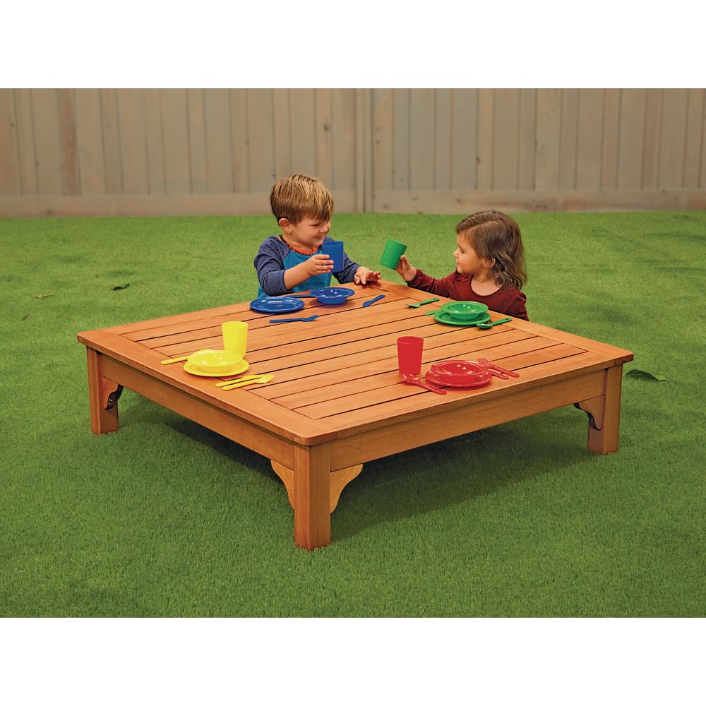 Kids Outdoor Play Table - Durable Toddler Activity Table for Classroom & Backyard - Perfect for Arts, Crafts & Learning Activities