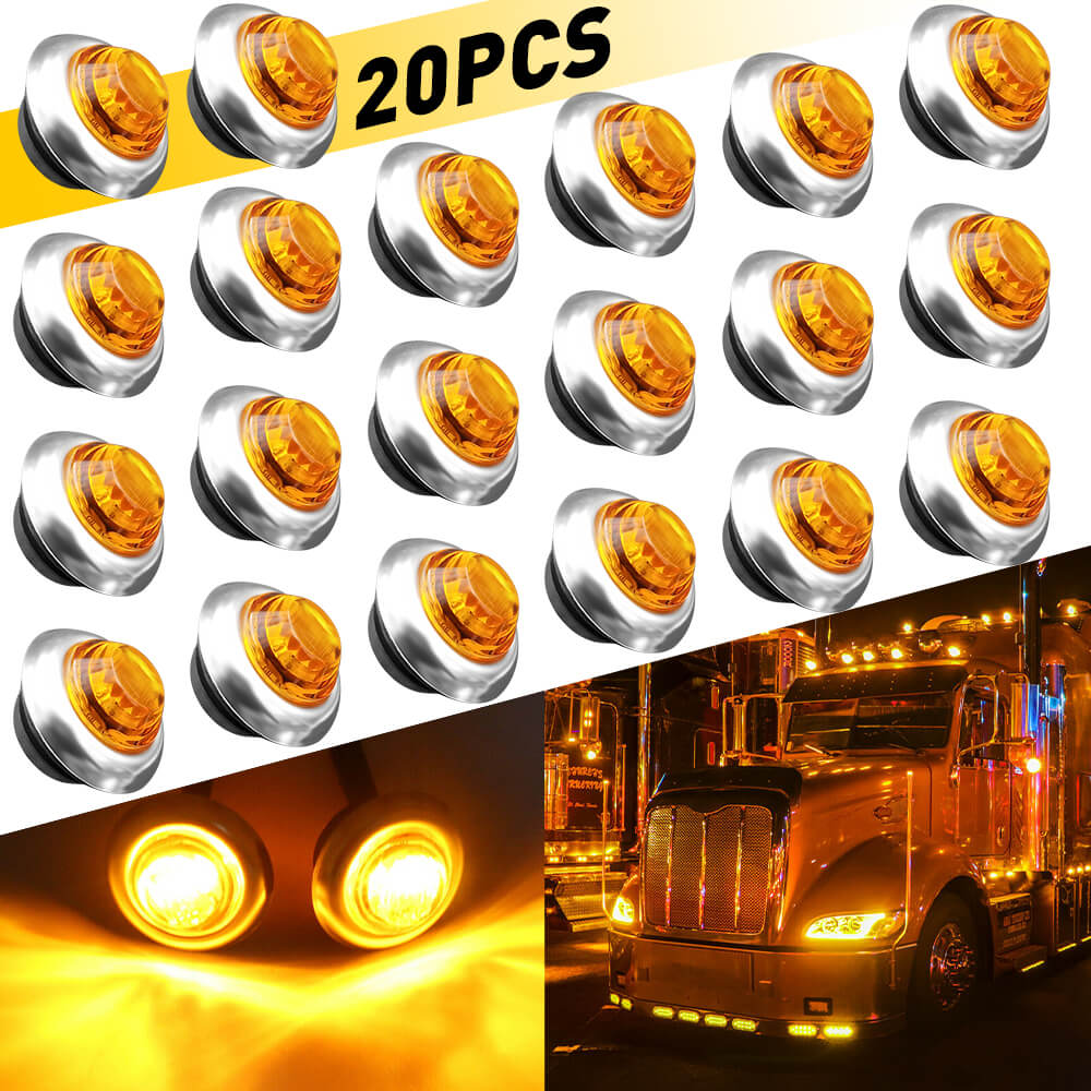 Yellow side marker light(20pcs)