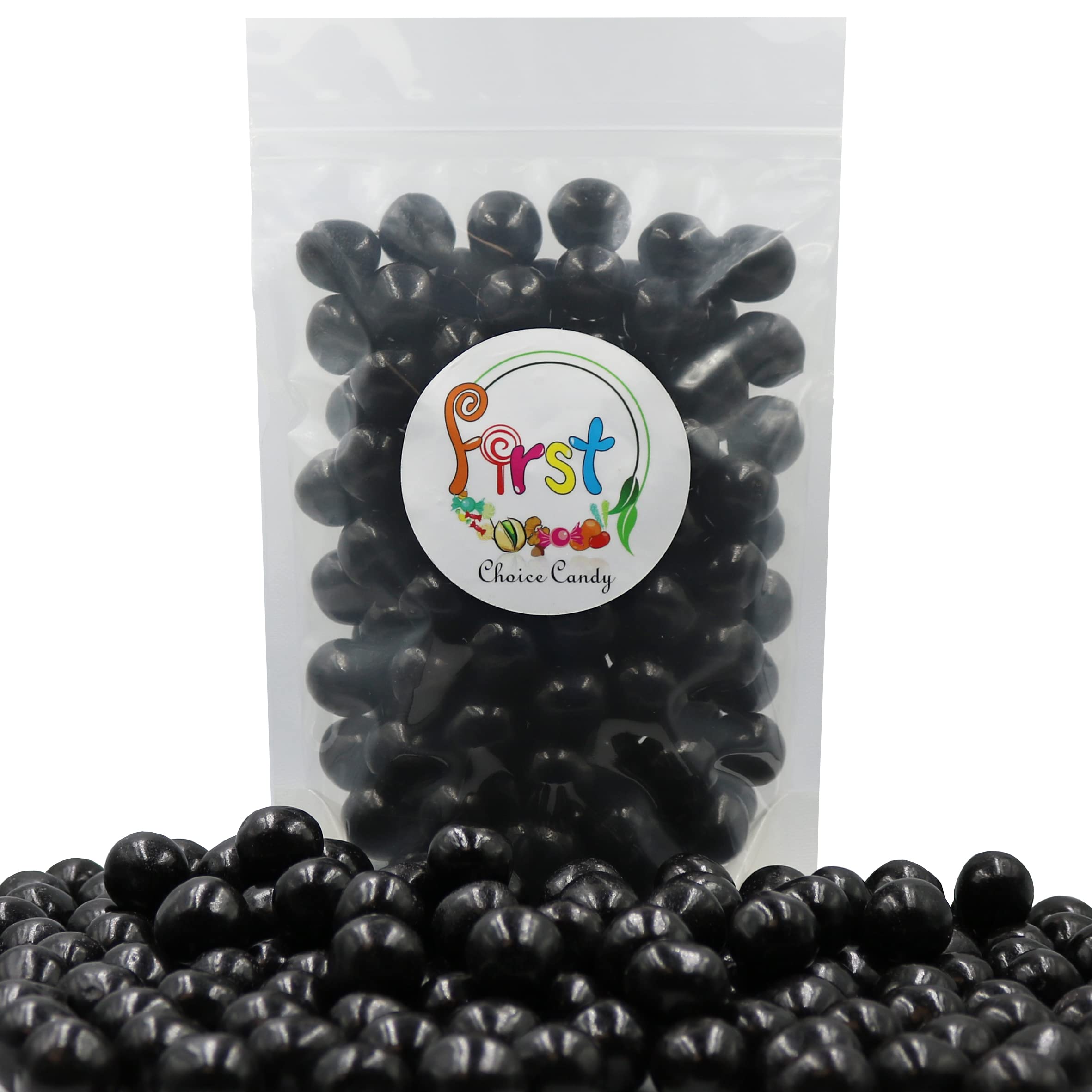 Sour Chewy Fruit Candy Balls - Black Cherry Flavor - 5 Pound Bulk Candy for Parties, Halloween Treats & Office Snacks