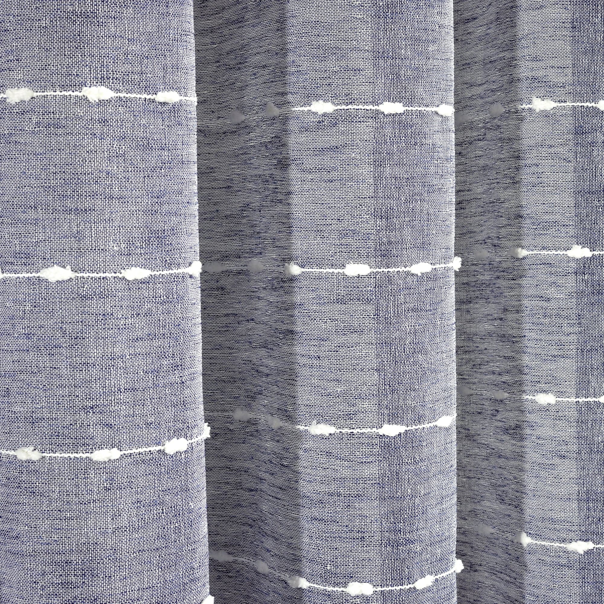 Farmhouse Style Textured Grommet Sheer Curtains - Ultra Wide Window Panels for Living Room, Bedroom & Dining Room Decor