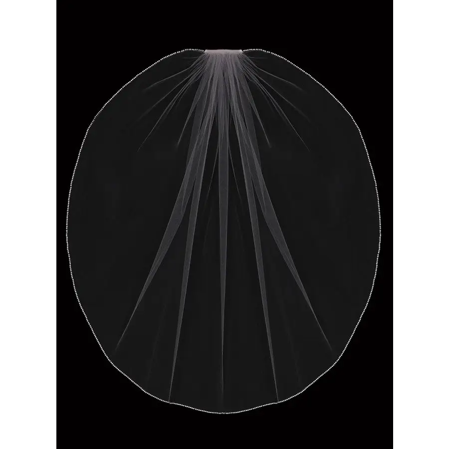 Elegant Lace Wedding Veil V2104SF - Perfect for Bridal Gowns, Church Ceremonies & Romantic Photo Shoots