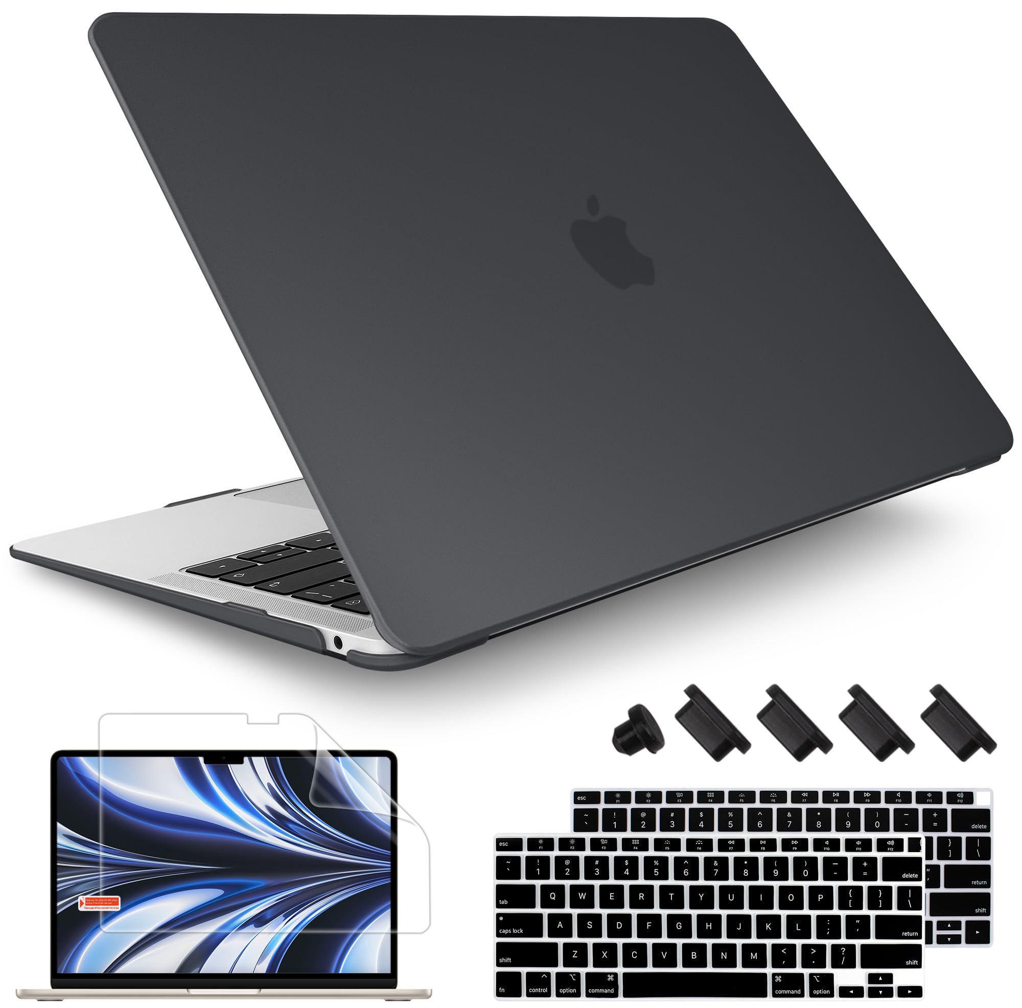 May Chen MacBook Air 13 Inch Case (2020 2019 2018 Release) - Slim Hard Plastic Protective Shell Cover Compatible with MacBook Air 13