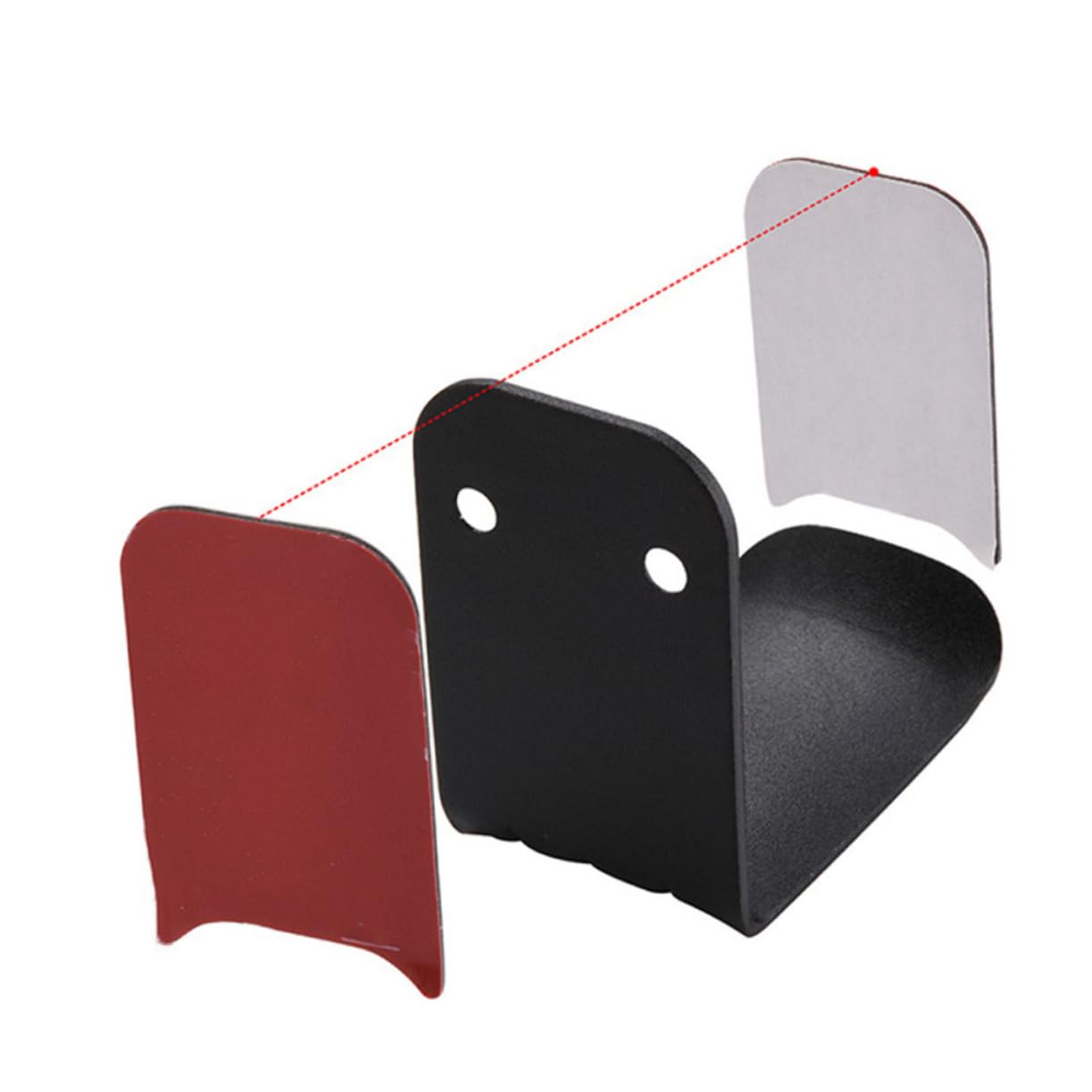 Angoily 2-Pack Wall Mount Headphone Hanger Hook - Black Headset Stand Holder for Gaming Headphones, Office & Home Organization - Perfect for Desk, Bedroom, Living Room & Studio Setup