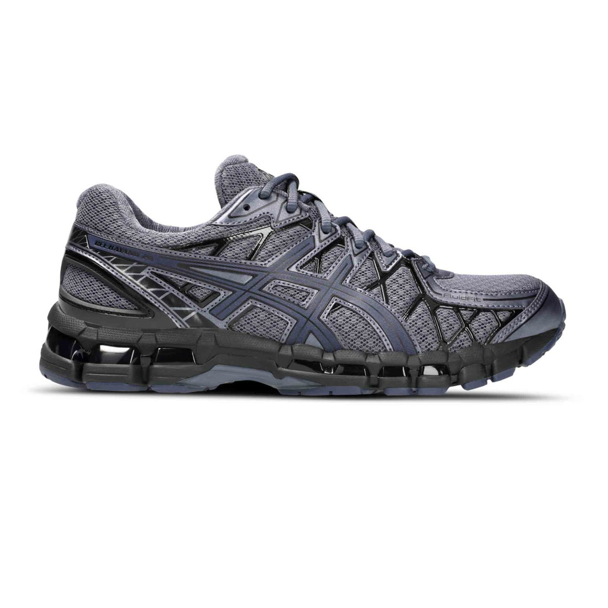 ASICS Gel Kayano 20 Running Shoes for Men - Indigo Fog/Black - Stability & Cushioning for Long Distance Running, Jogging, and Workouts
