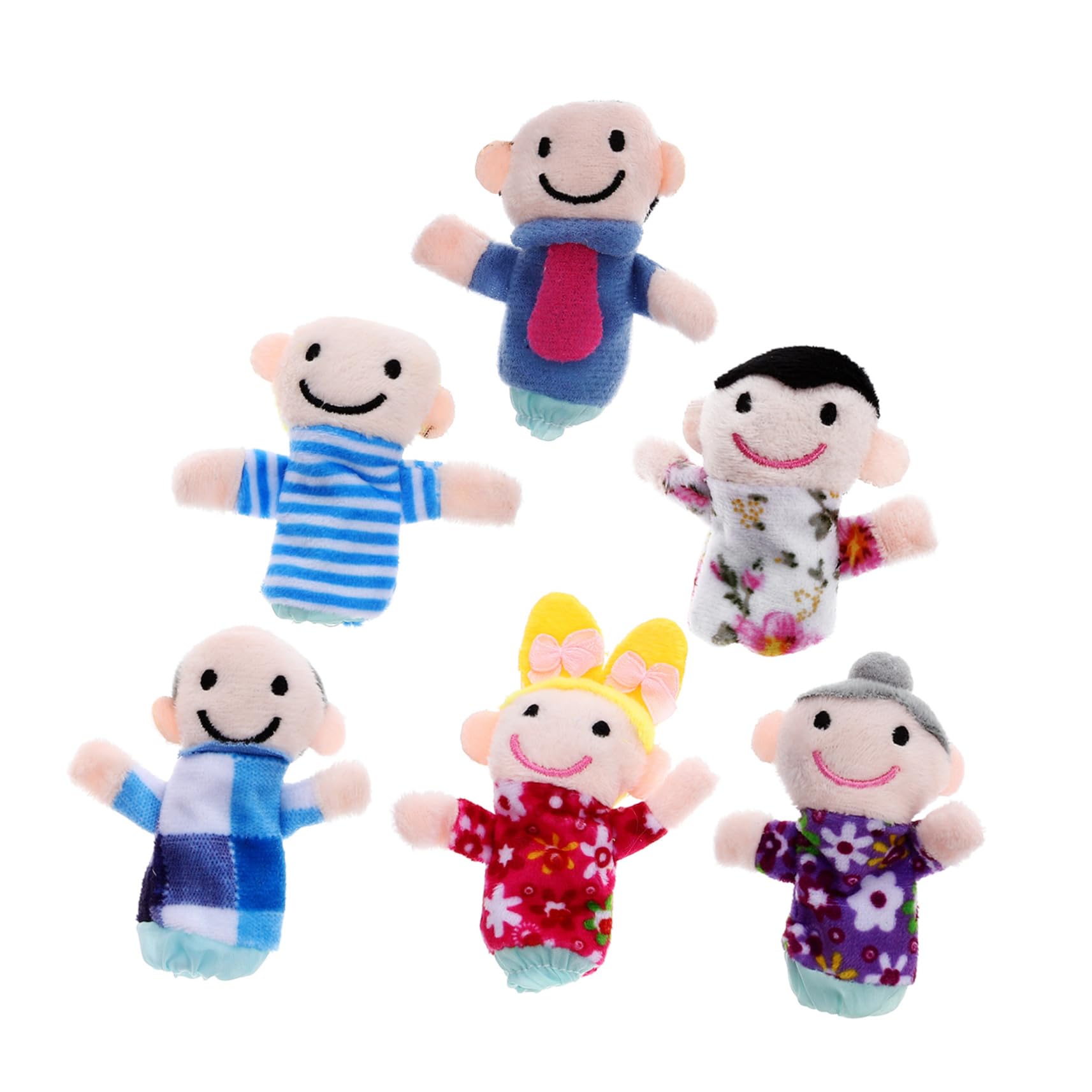 24-Piece Finger Puppet Set - Imaginative Hand Puppet Toys for Kids, Creative Fabric Finger Puppets for Storytelling & Play - Perfect for Classroom, Birthday Parties & Family Fun