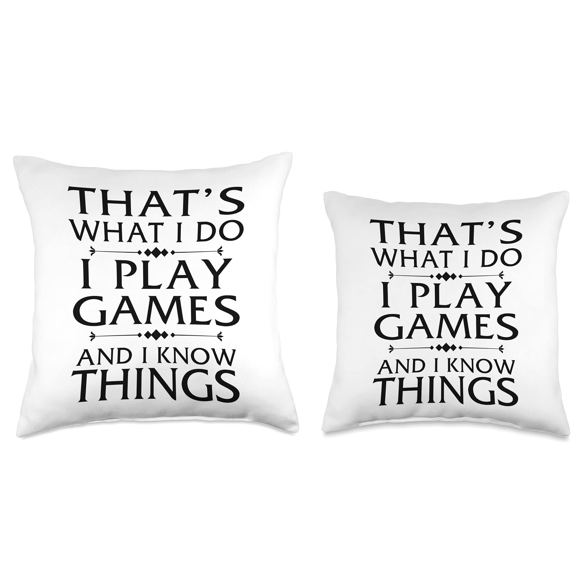 Gamer Throw Pillow - Funny Video Game Lover Cushion for Gaming Room Decor, Bed & Sofa - Perfect Gift for Gamers