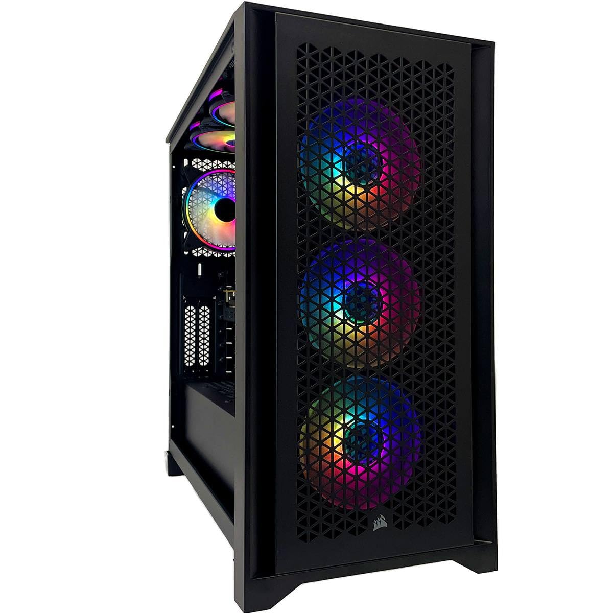 Ginger6 Gaming PC Desktop 14ZH18G-6WX - Intel Core i9 14900KF Processor, NVIDIA RTX 4060 8GB GPU, 4TB NVMe SSD, 16GB DDR5 RAM, Z790 Motherboard, WiFi 6E, Liquid Cooling, Windows 10 Home - Perfect for 4K Gaming, Streaming & Content Creation