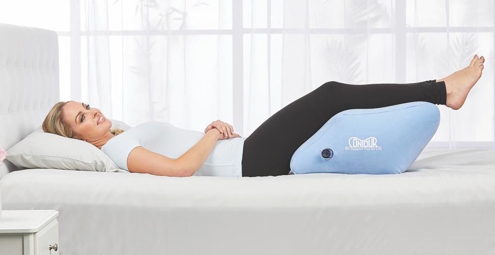 Contour 2-in-1 Leg Elevation Pillow for Circulation & Back Pain Relief - Perfect for Pregnancy, Post-Surgery Recovery & Relaxation at Home