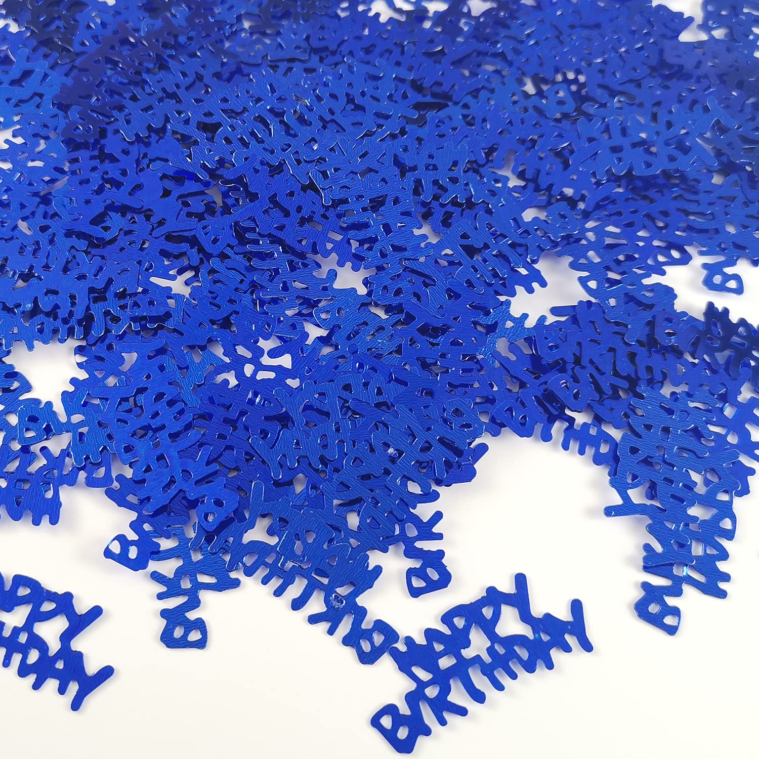 Blue Happy Birthday Confetti for Party Decorations - Glitter Table Confetti for Birthday Celebrations, Perfect for Men, Women & Kids | Ideal for Birthday Parties, Baby Showers & Special Events